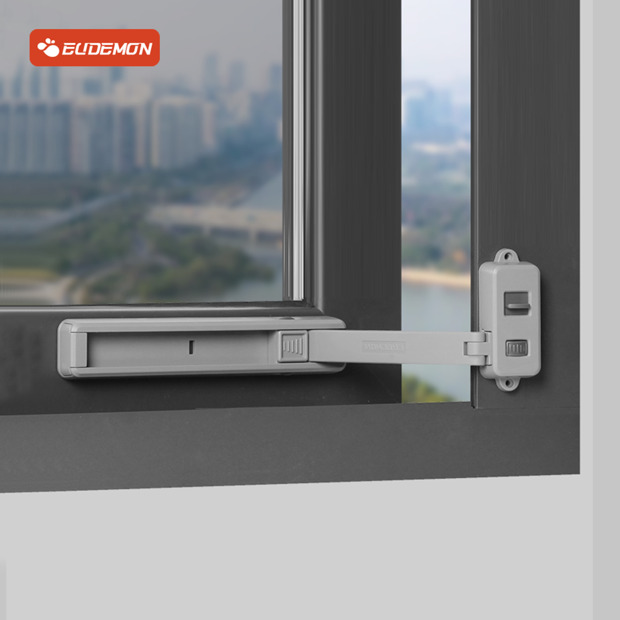 Yuman Eslite Children's Window Safety Lock Anti-Baby Window Opening Artifact Limiter Anti-Opening Safety Buckle Push And Pull Window Lock