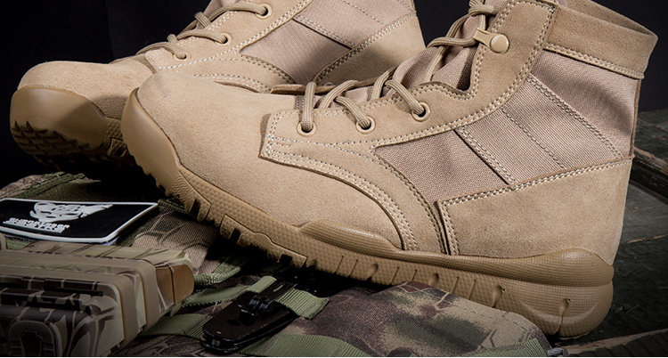 Bottes militaires pour homme - porter - Ref 1399130 Image 38