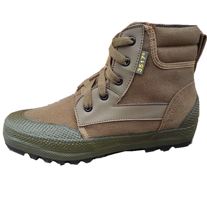 3517 People shoe shoes canvas shoes and rubber shoes are anti - slip wear - resistant men and women high - waist climbing shoes