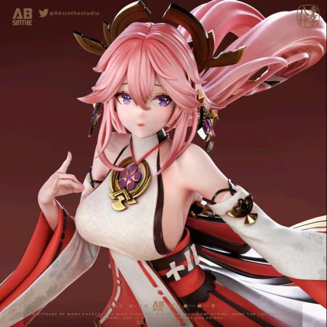 ABsinthe Studio Genshin Impact Yae Miko 1/6 Scale Resin Statue In