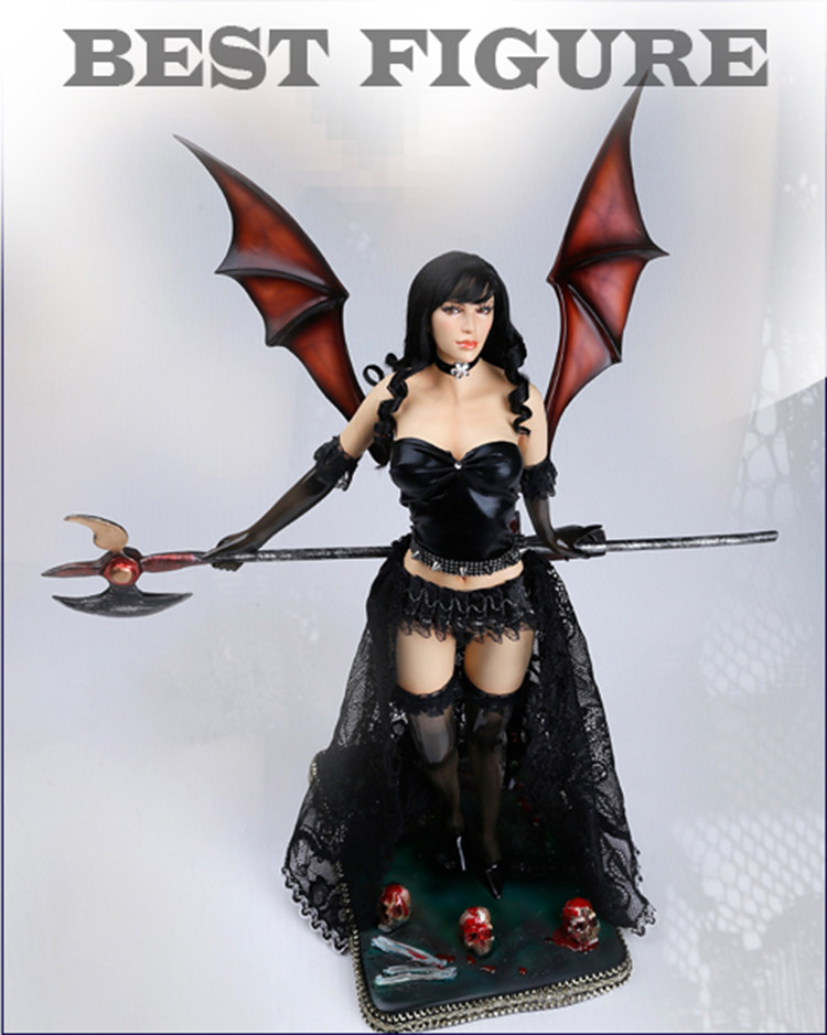 Poly Play Hall Cartoon Change Original Black Devil Cross Skeleton 1 3 Large Model Statue Man Puppet Puppet Puppet