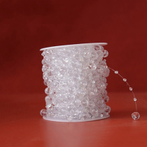 30 m transparent crystal bead chain diy material hanging decoration accessories