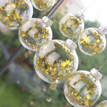 Storefront Placement Jewelry Store Shop Window Decoration Scene Creative Ceiling Festival Dress Atmosphere Hanging Accessories Pendant transparent Ball