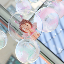 Kindergarten Ring Tron aisle Environment Placement materials Creative shop shop window ceiling hanging decoration aerial hanging decoration