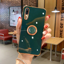 vivox23 mobile phone case all-inclusive lens anti-fall plated soft case viv0x21 front and rear ultra-thin protective case 23 magic color version case creative personality ring bracket vovi simple women's net red