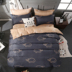 giường lanh 1.5 / 1.8 / 2.0m 1,2m giường dệt một gia đình bốn người ký túc xá ba mảnh chăn 4 - Bộ đồ giường bốn mảnh bộ chăn ga gối đẹp Bộ đồ giường bốn mảnh