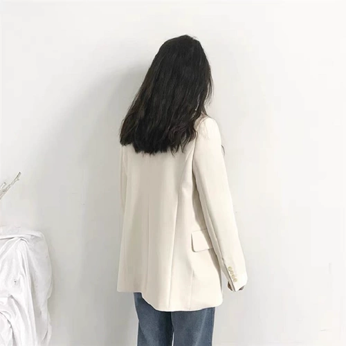 Весенний осенний сексуальный белый пиджак классического кроя для отдыха, подходит для подростков, премиум класс