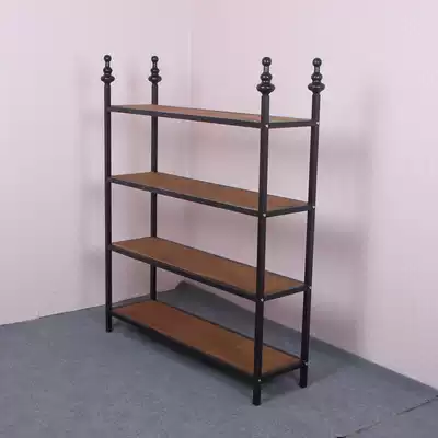 European retro shoe rack floor-standing clothing display rack bag rack Multi-Layer Display bag shoe shelf