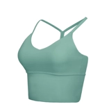 Поддерживающая спортивный бюстгальтер, тонкий противоударный бюстгалтер для спортзала, одежда для йоги, майка топ, для бега