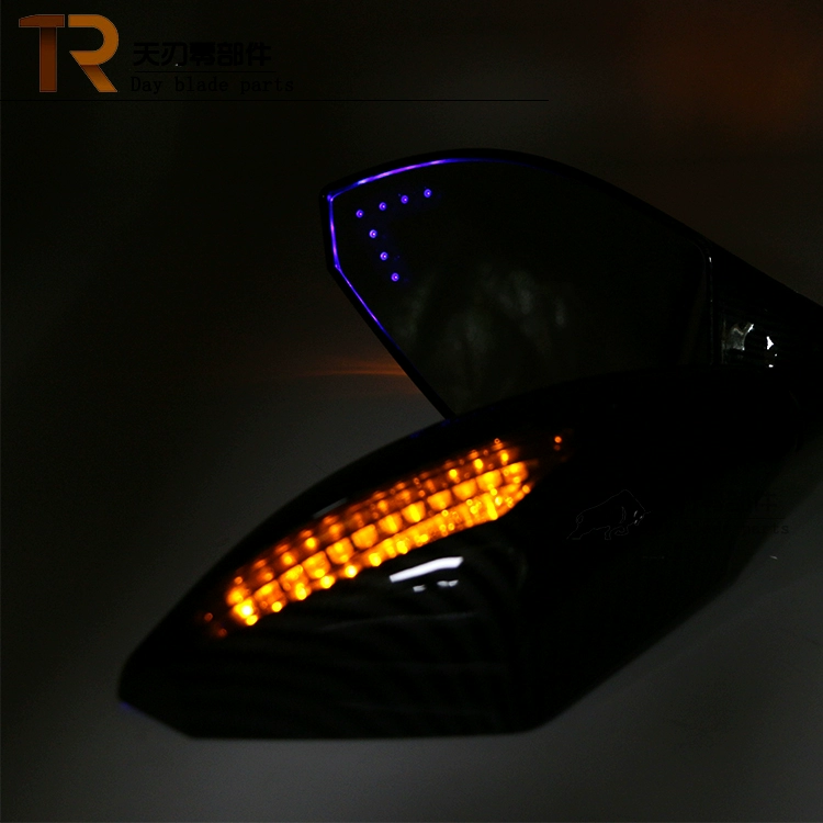 Xe máy CBR1000RR Gương chiếu hậu Yamaha R6 Horizon Refit với đèn báo rẽ LED