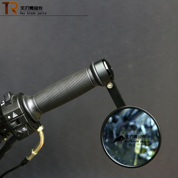Xe máy retro sửa đổi chất lượng cao CNC cà phê cafe racer gương chiếu hậu gương tay cầm gương chiếu hậu kính chiếu hậu xe air blade 125 chính hãng