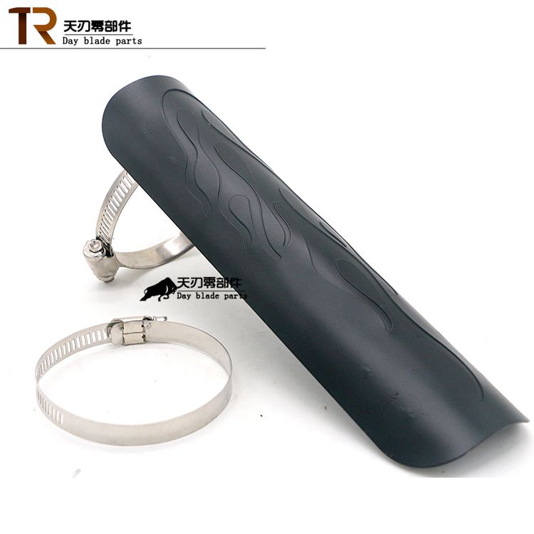 Phụ kiện xe máy Harley Cruise Prince xe sửa đổi ống xả retro lá chắn nhiệt Chống sắt Vỏ sắt 400 ngựa - Ống xả xe máy ống xả xe máy