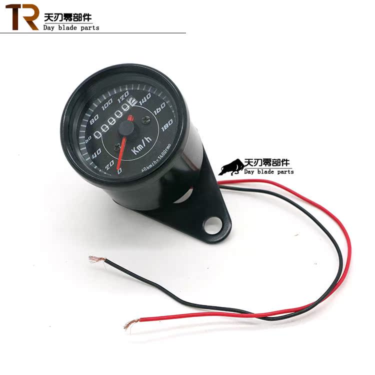CG125 xe máy retro sửa đổi lắp ráp dụng cụ GN125 retro sửa đổi đồng hồ đo tốc độ cơ tốc độ đồng hồ xe máy sirius