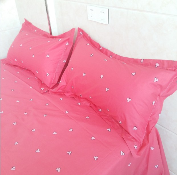 Khách sạn khách sạn gai lúa mì bộ đồ giường bằng vải bông polyester bông trắng bông lúa mì - Khăn trải giường ra trải nệm
