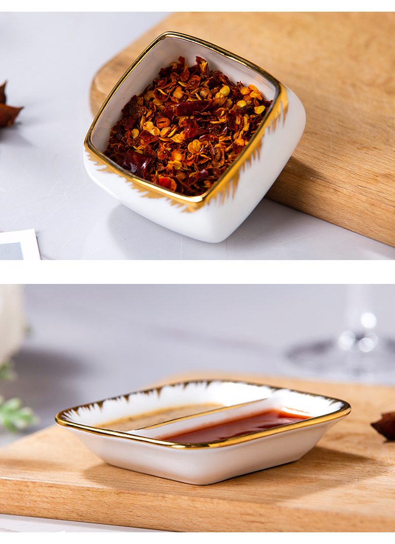 BeiYu bee ipads China flavour dish ceramic disc dipping sauce vinegar sauce dish creative dish of soy sauce small home plate