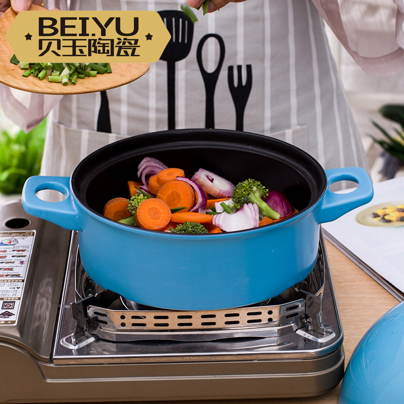 BeiYu tower JiGuo ceramic sand pot soup rice pot stew flame to hold to high temperature freeing up household casseroles stewed cooking pot
