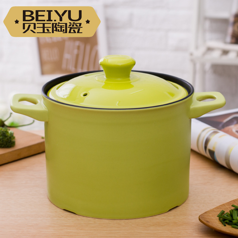 BeiYu big crock pot soup pot stew soup household ceramics fire to hold to high temperature gas stew pot curing pot stone bowl
