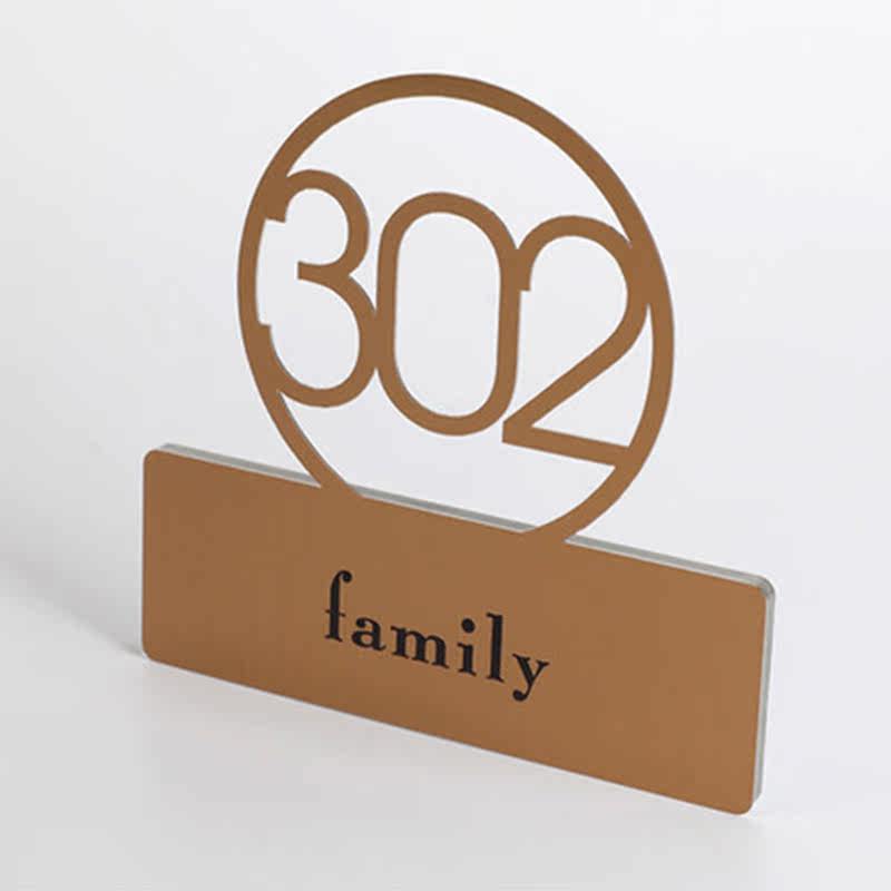 Machine equipment nameplate carefully slides push-pull aluminum sign house stainless steel sign community industrial park sign