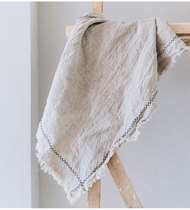 Pure Linen Texture Hair Side Dining Towel Dining Mat Tea Towels Padded Cotton Linen Food Photography Background Photo Props