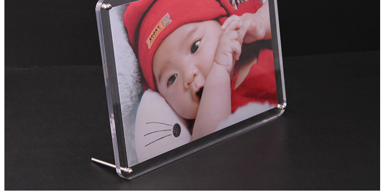 Khung ảnh pha lê acrylic tròn Khung plexiglass Đặt 7 10 12 inch A4 Giấy chứng nhận Hộp giải thưởng Tùy chỉnh - Kính kính râm cận