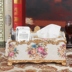 Châu Âu đa chức năng giấy hộp khăn khay khăn ăn Mỹ vẽ khay phòng khách bảng nhà retro hộp bộ sưu tập cà phê miếng. 