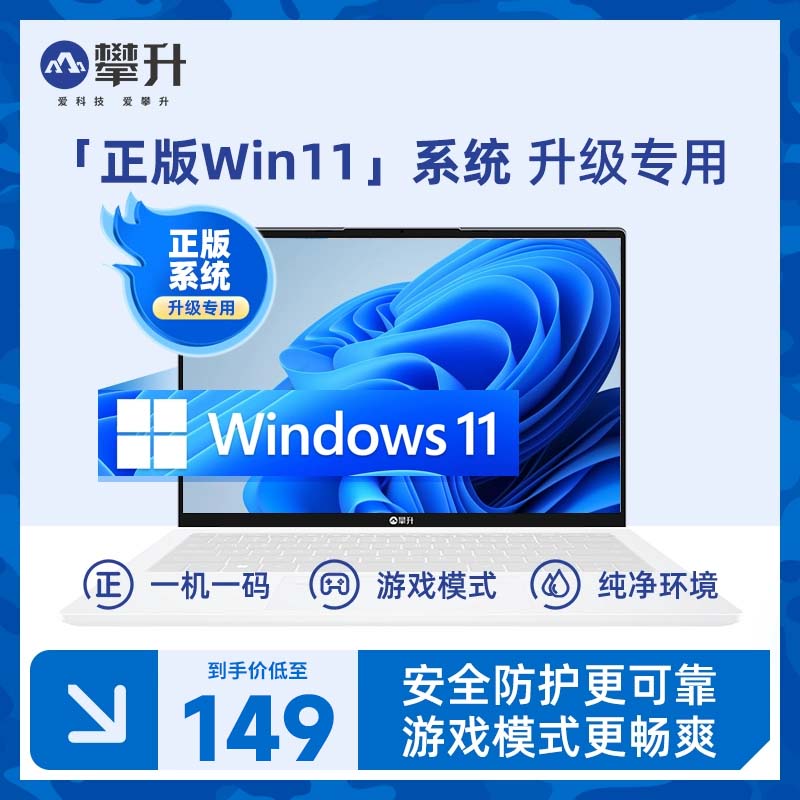Microsoft genuine Win11 system (directly installed on the host to issue) binding motherboard single pat is not shipped-Taobao