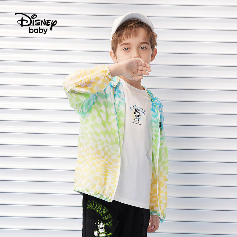 Disney baby 迪士尼  男童防晒皮肤衣  天猫优惠券折后￥54.9包邮（￥79.9-25）90~160码多色可选