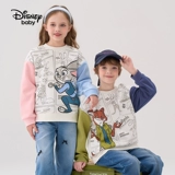 Весенняя толстовка для мальчиков, детский мультяшный лонгслив, тренд сезона, свободный крой