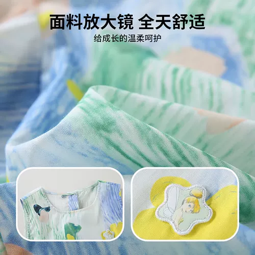 Дисней, летняя юбка, летняя одежда, свежее платье без рукавов, цветочный принт, в западном стиле, короткий рукав