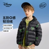 Дисней, детский пуховик для мальчиков, куртка с капюшоном