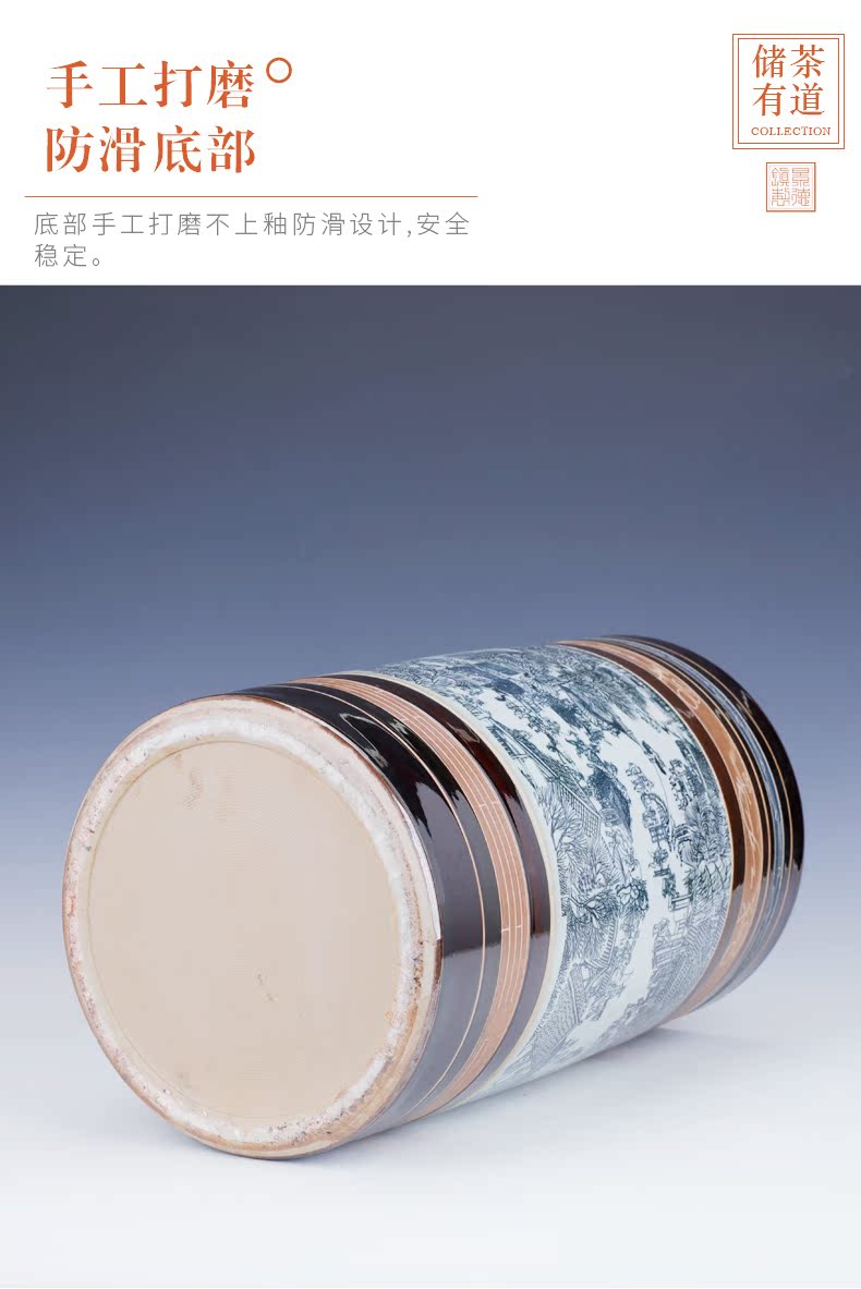 Huai ceramic tea pot size with cover tea urn home super wake heavy POTS tea tea cake tin bucket