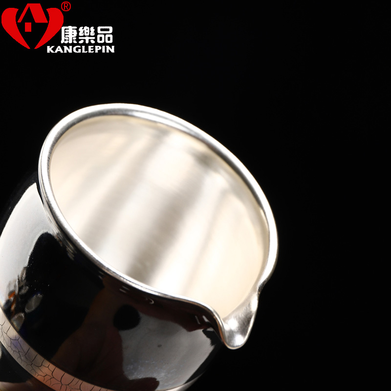 Recreational product tank 999 sterling silver, silver glaze fair keller chick ceramic tea set silver points insulation kunfu tea tea set