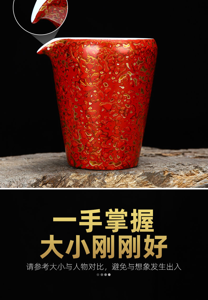 Recreational product lacquer white porcelain tea set of the big new barrels of justice cup capacity of 200 ml of pure manual points of tea