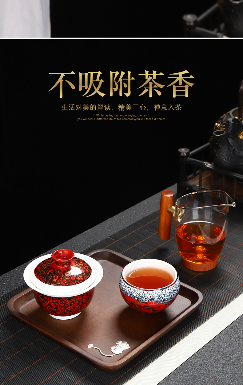 Recreational product type lacquer suet jade white porcelain egg cup ceramic personal master kung fu tea cups, big cup