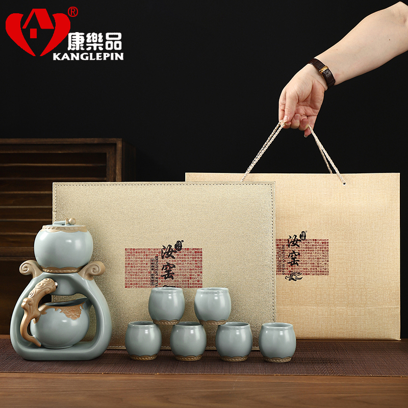 Recreational product master Chen Quangui tonggu quoted your up automatic tea set piece can raise your porcelain kung fu tea set