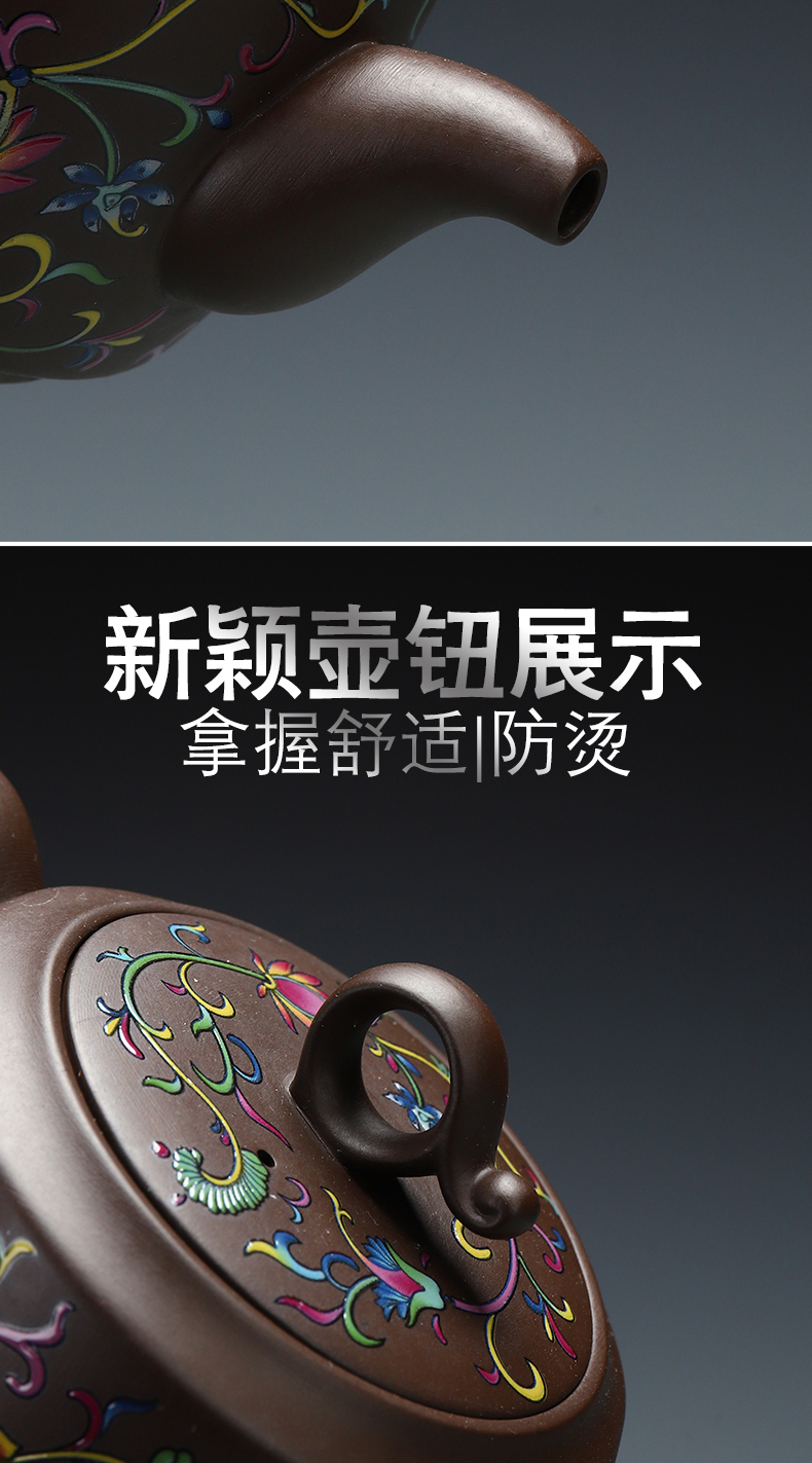 Recreational product violet arenaceous kung fu tea set suit household of Chinese style restoring ancient ways yixing teapot teacup zhu mud box ceramics
