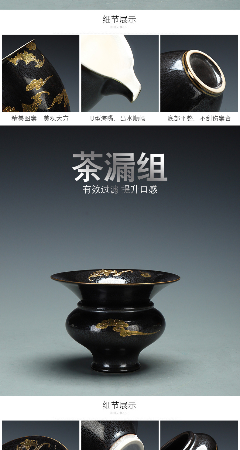 Recreation office 999 sterling silver products of a complete set of kung fu tea set manually coppering. As silver tureen ceramic tea set domestic cups