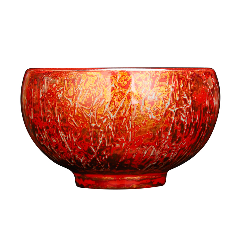 Recreational product gold was violet arenaceous all hand 24 k gold master cup jingdezhen gold konoha built Chinese lacquer cups