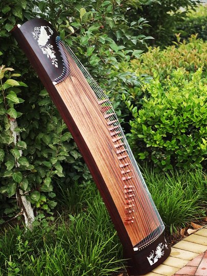 163 Standard Guzheng for Adults, Beginner Guzheng for Home Use, Professional Grading Instrument, Tuned and Ready to Play Upon Delivery