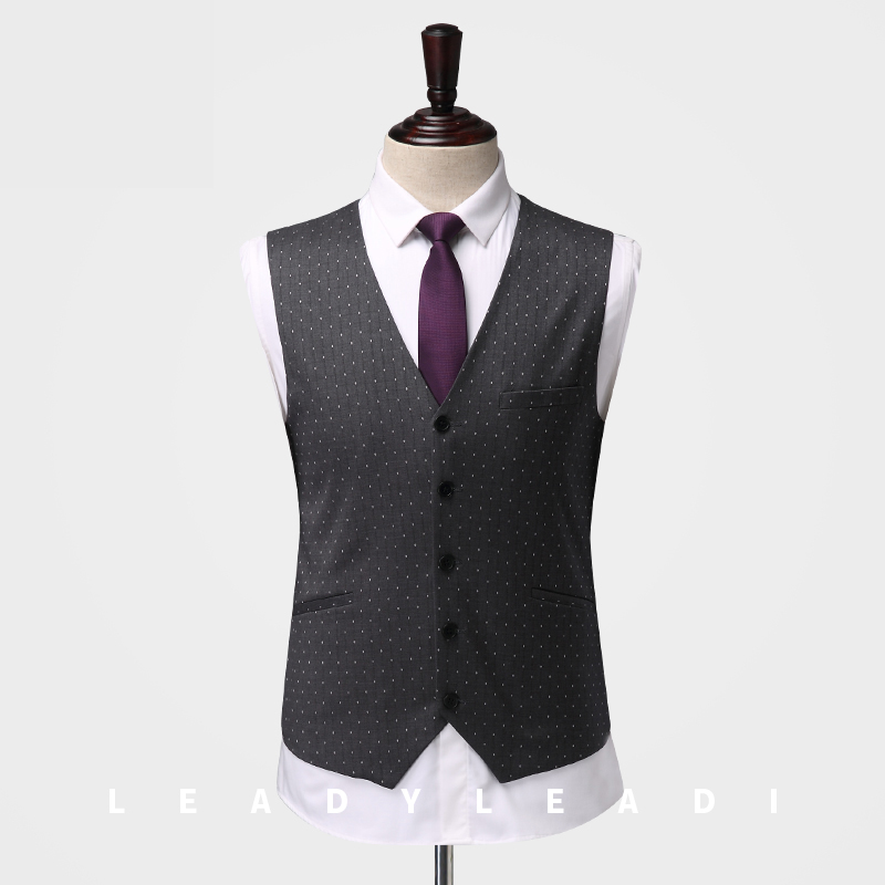 Men's suit vest vest Spring and summer thin best man suit Brother suit Groom wedding dress Group suit horse clip 25