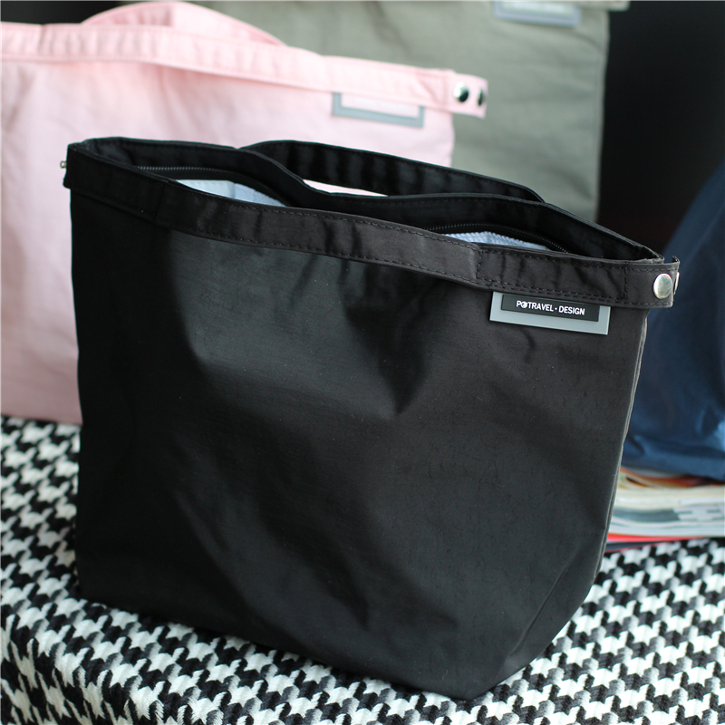 Solid color bento bag small thermal insulation bento box bag waterproof work tote bag Japanese-style bento bag bento bag fashion
