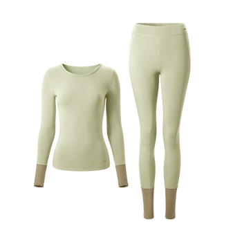 Banana muscle base thermal underwear plus velvet inner layer for slim fit