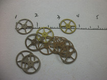 Scrap Pillless Second Wheel Watch Accessories Steampunk Material Gold Silver Two
