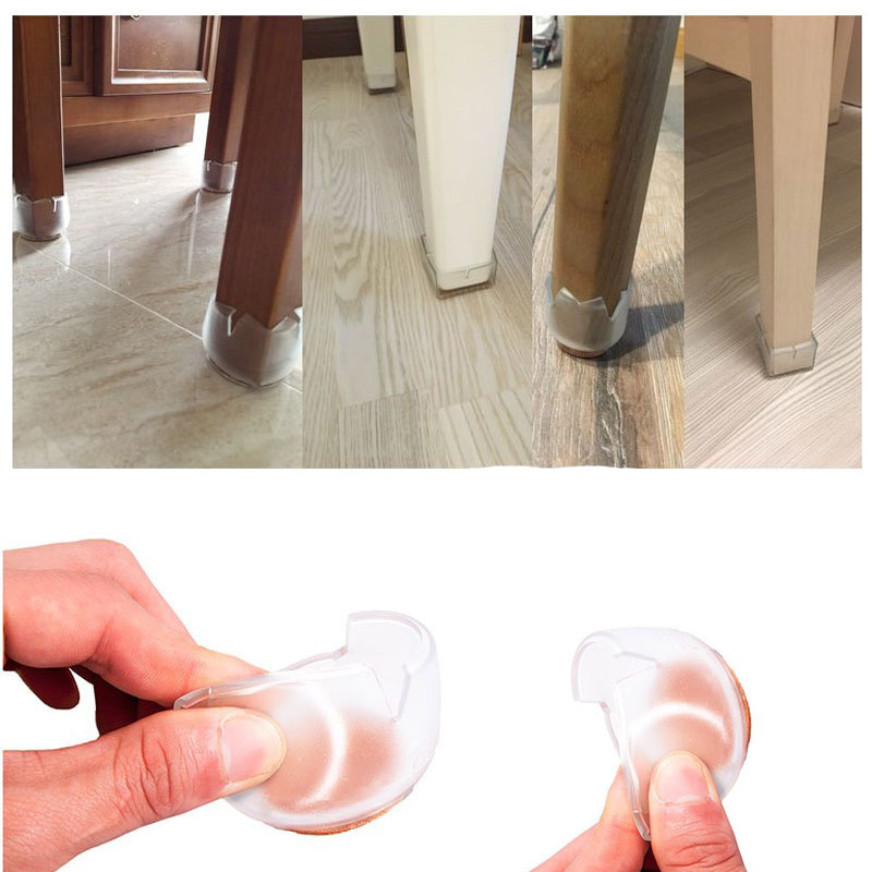 Table and chair foot cover protective cover silent protective pad non-slip wear-resistant hollow chair steel pipe foot cover pad mahogany furniture foot pad