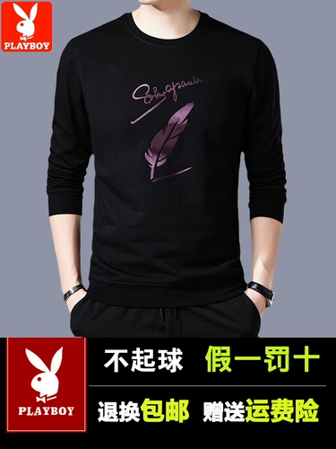 Мужская осенняя демисезонная утепленная толстовка, утепленная футболка, для мужчины среднего возраста, свободный крой