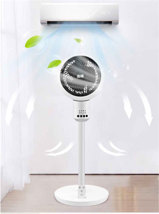 Meifeng lưu lượng không khí trong nhà tuabin đối lưu lưu thông không khí quạt điện im lặng quạt sàn tầng quạt - Quạt điện quạt điều hòa rapido 6000d