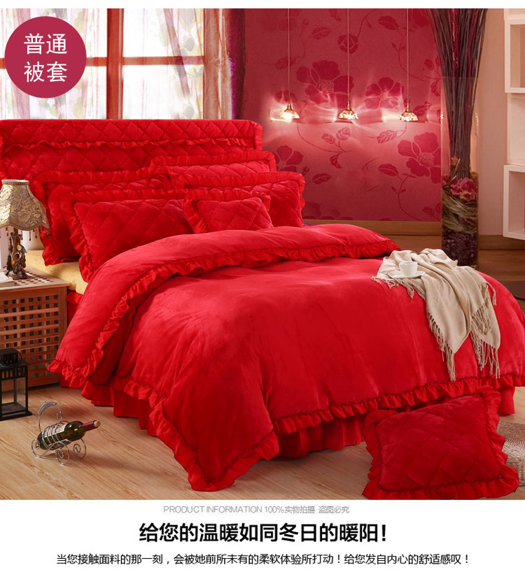 Mùa đông Hàn Quốc chăn bông flannel đôi chăn bao gồm một mảnh hai mặt san hô lông cừu nhung rắn màu chăn bao gồm 	chăn phao doraemon	