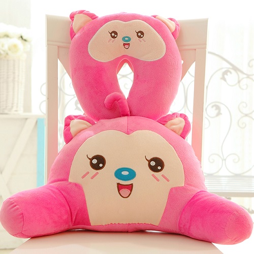 Gối đầu gối đệm thắt lưng văn phòng gối thắt lưng gối đệm lưng đệm hình chữ U gối cổ bằng xe hơi gối tựa lưng trên giường