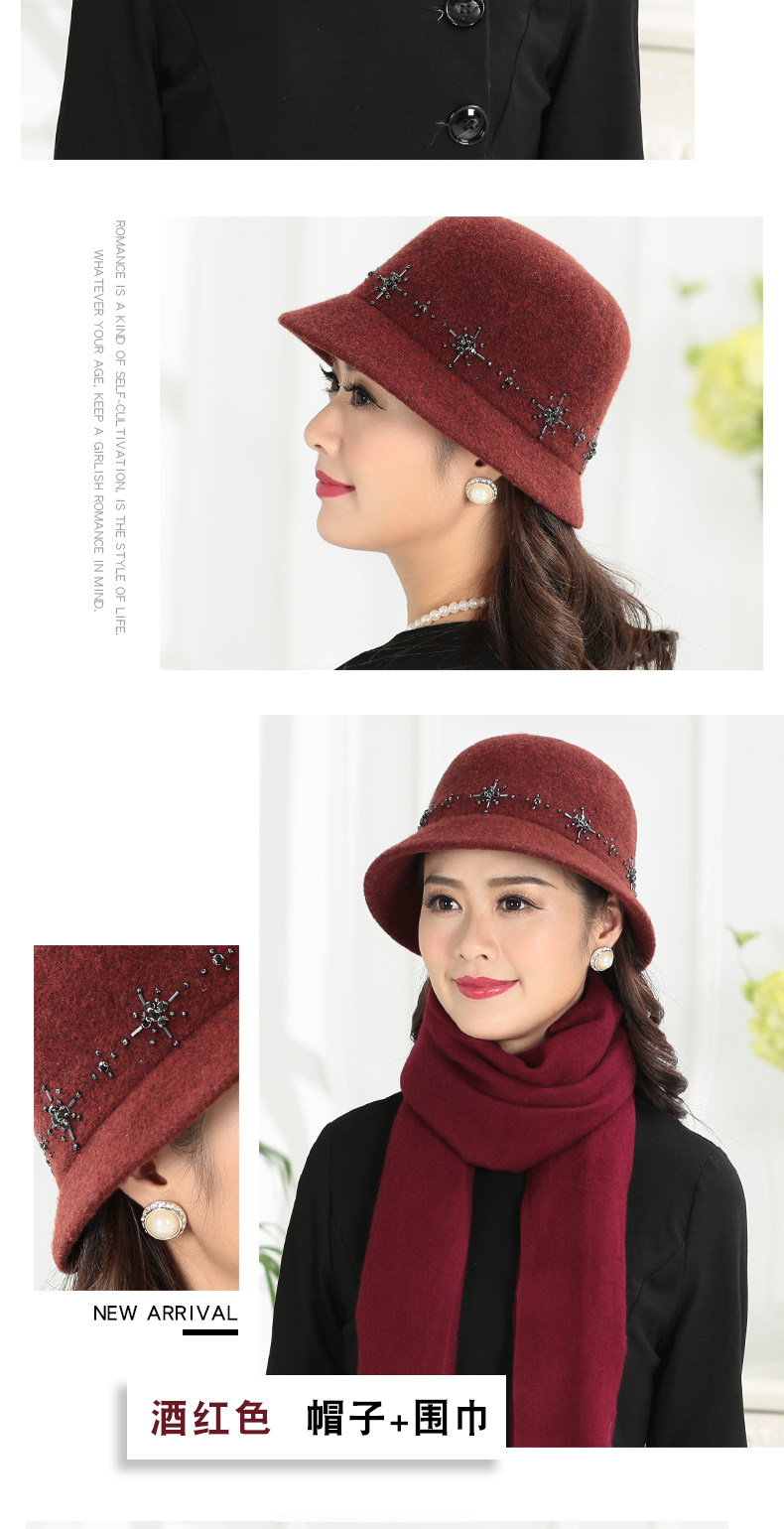 Chapeau pour femme en Melange de laine - Ref 3233470 Image 13