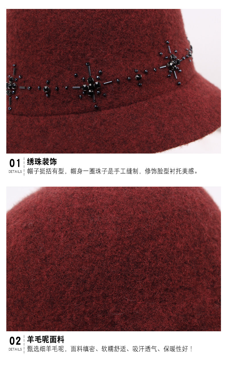 Chapeau pour femme en Melange de laine - Ref 3233470 Image 20